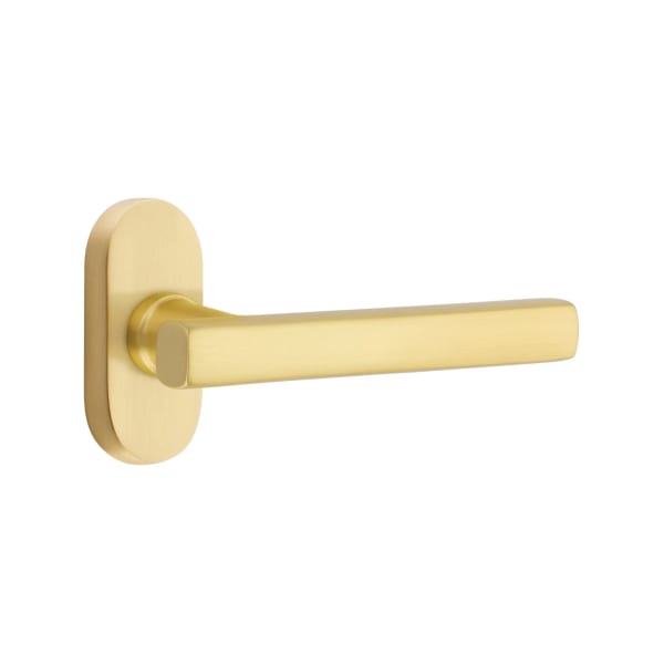 Emtek Freestone Lever with 1.5" x 3" Oval Stretto Rosette