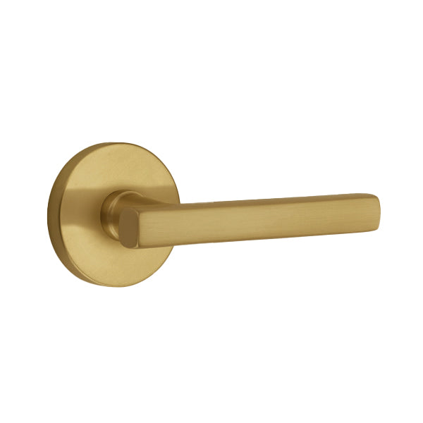 Emtek Freestone Lever Handle with Disk Rosette
