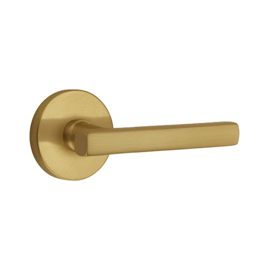 Emtek Freestone Lever Handle with Disk Rosette