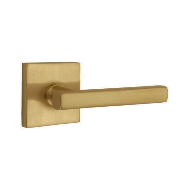Emtek Freestone Lever Handle with Square Rosette