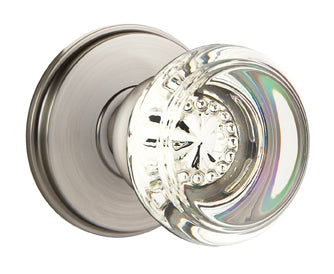 Emtek Georgetown Crystal Knob with Watford Rosette
