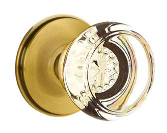 Emtek Georgetown Crystal Knob with Watford Rosette