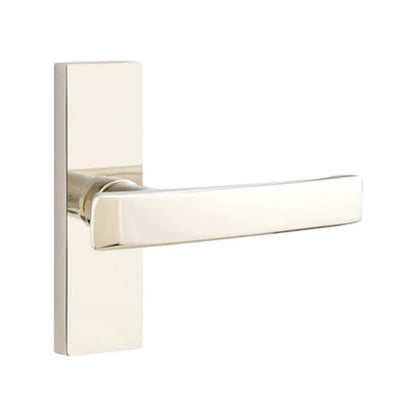 Emtek Geneva Lever with 1.5" x 5" Stretto Rosette