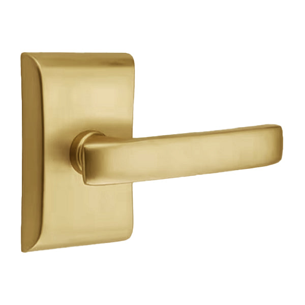 Emtek Geneva Lever Handle with Neos Rosette