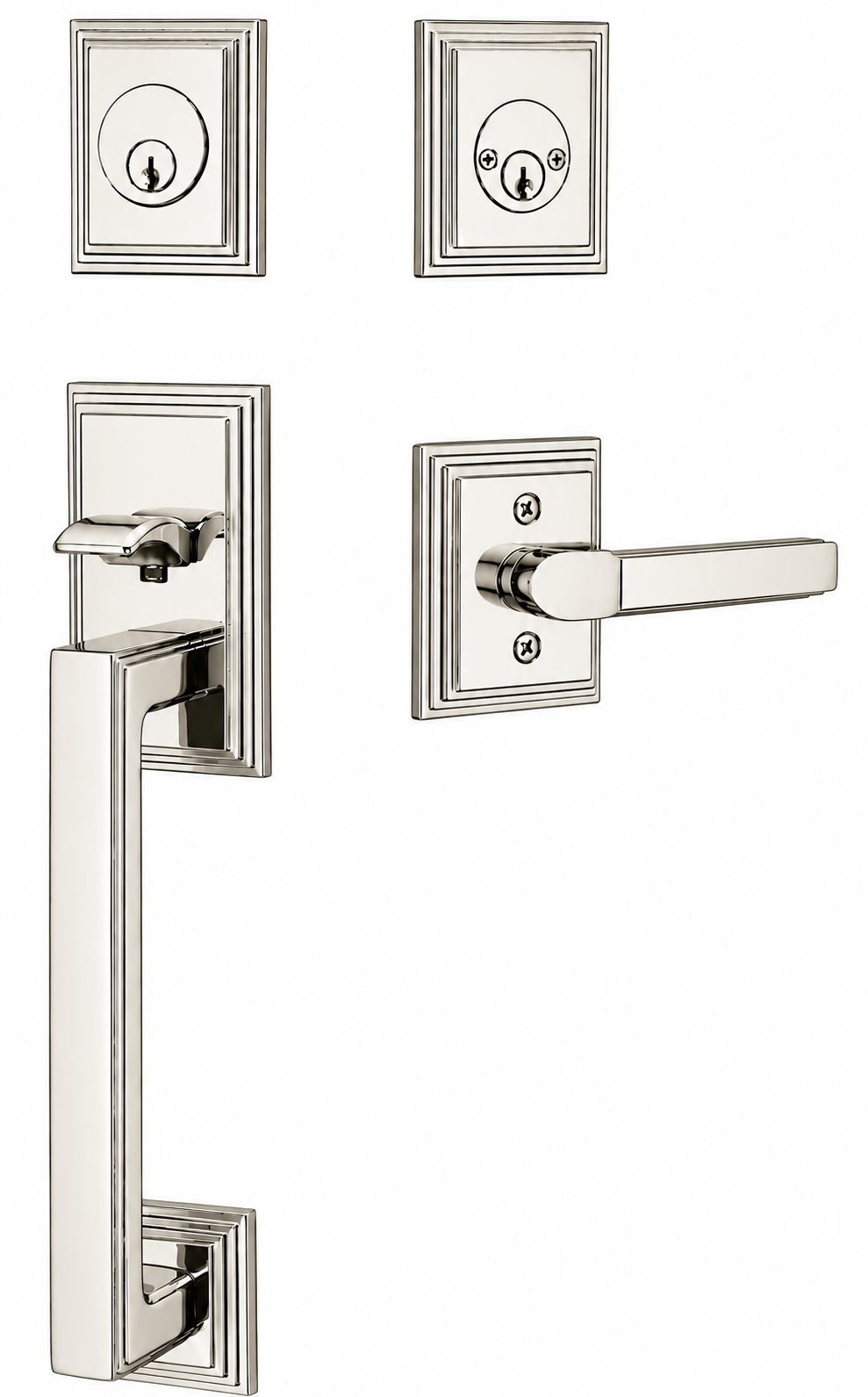 Emtek Hamden Entrance Handleset