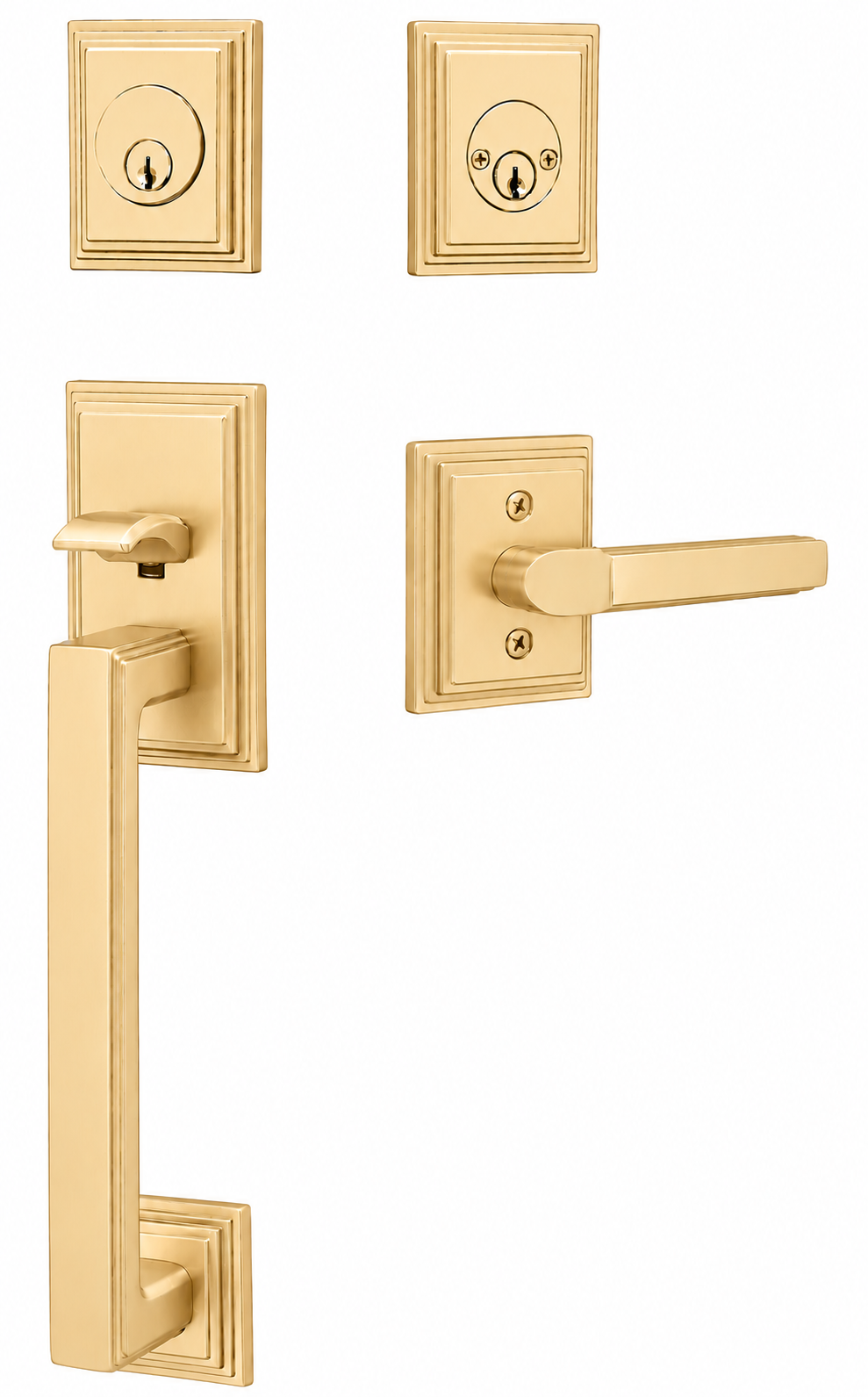 Emtek Hamden Entrance Handleset