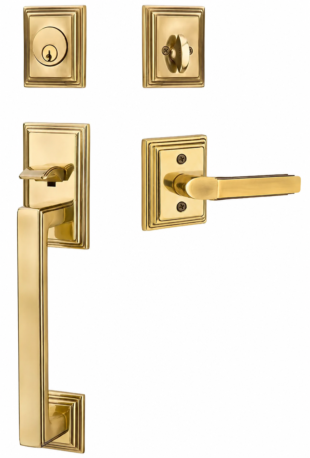 Emtek Hamden Entrance Handleset