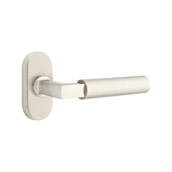 Emtek Hercules Lever with 1.5" x 3" Oval Stretto Rosette