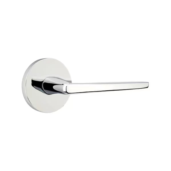Emtek Hermes Interior Mortise Lever with Disk Rosette