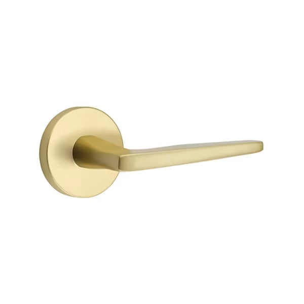 Emtek Hermes Interior Mortise Lever with Disk Rosette