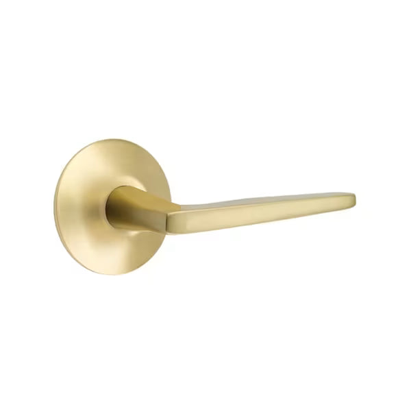 Emtek Hermes Interior Mortise Lever with Modern Rosette