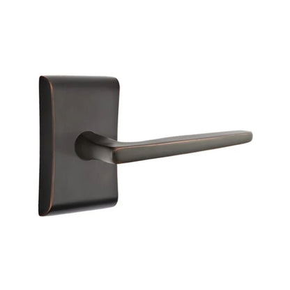 Emtek Hermes Interior Mortise Lever with Neos Rosette