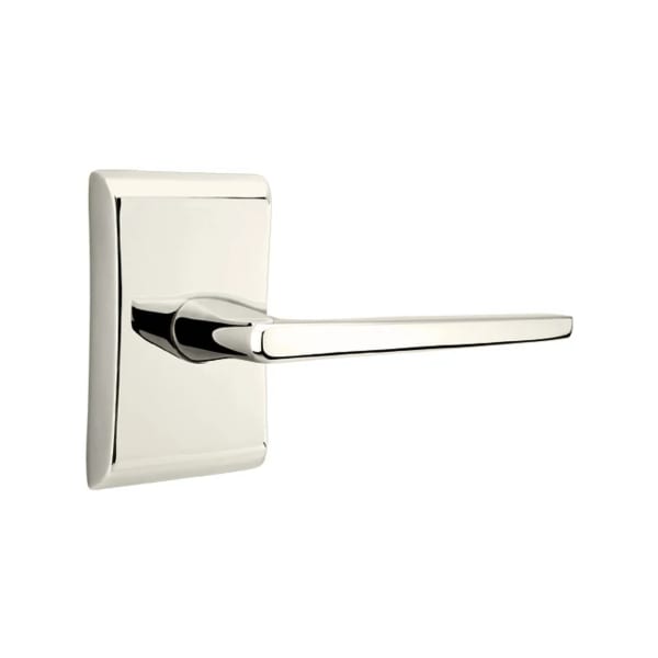 Emtek Hermes Interior Mortise Lever with Neos Rosette