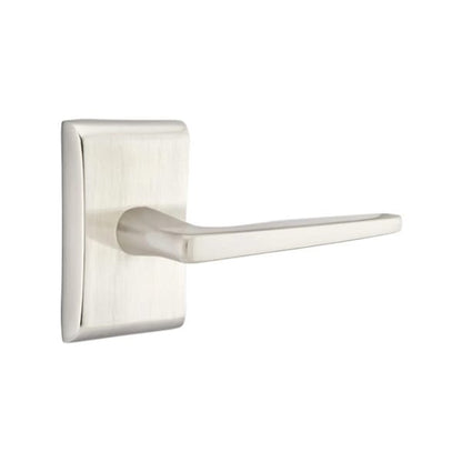 Emtek Hermes Interior Mortise Lever with Neos Rosette