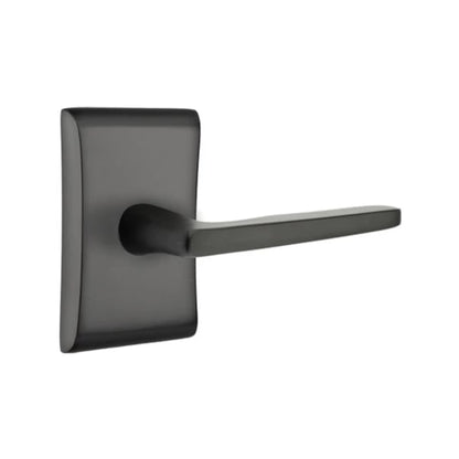Emtek Hermes Interior Mortise Lever with Neos Rosette