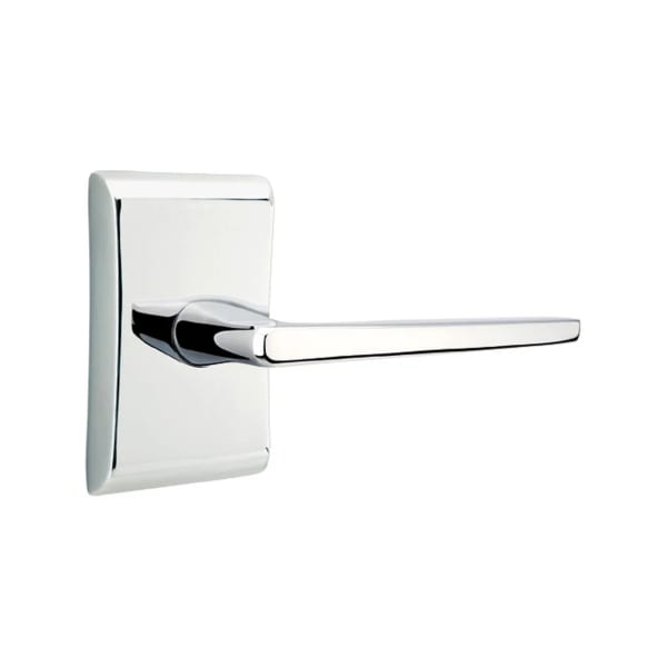 Emtek Hermes Interior Mortise Lever with Neos Rosette