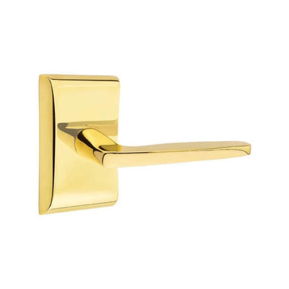 Emtek Hermes Interior Mortise Lever with Neos Rosette