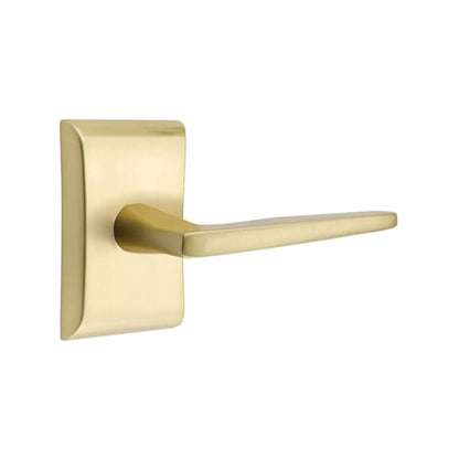Emtek Hermes Interior Mortise Lever with Neos Rosette