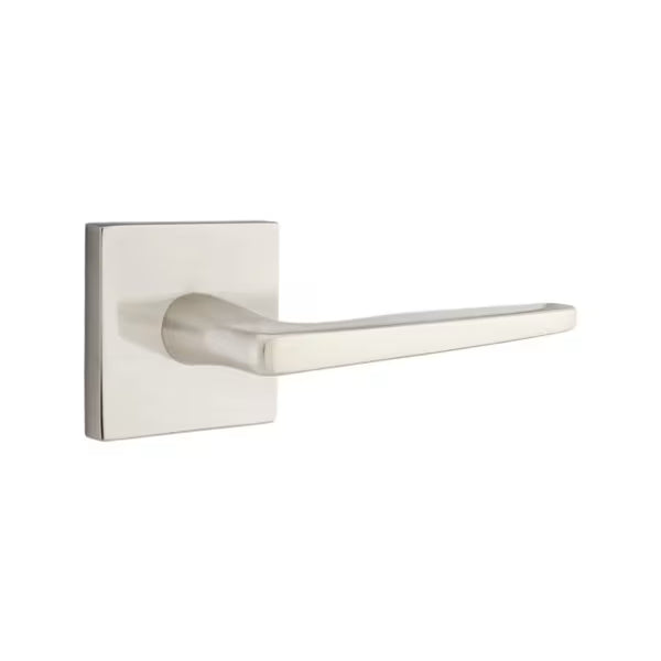 Emtek Hermes Interior Mortise Lever with Square Rosette