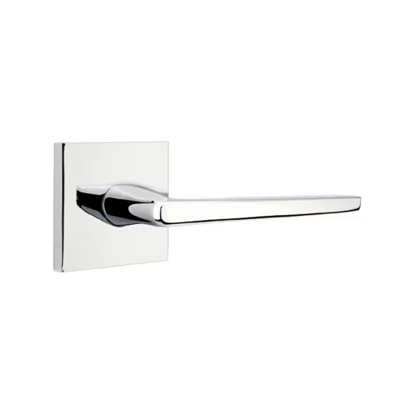 Emtek Hermes Interior Mortise Lever with Square Rosette