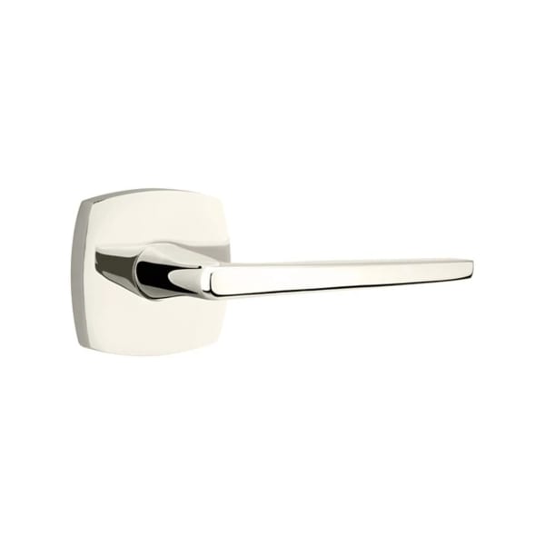 Emtek Hermes Interior Mortise Lever with Urban Rosette