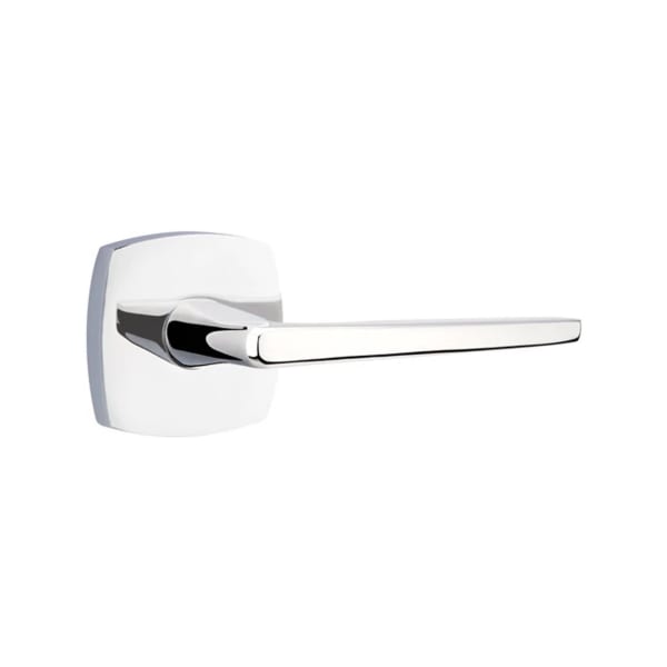Emtek Hermes Interior Mortise Lever with Urban Rosette