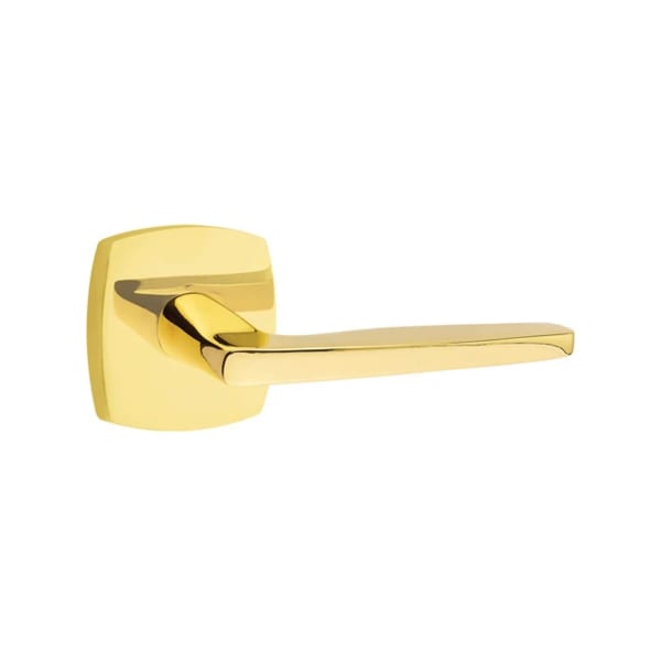 Emtek Hermes Interior Mortise Lever with Urban Rosette