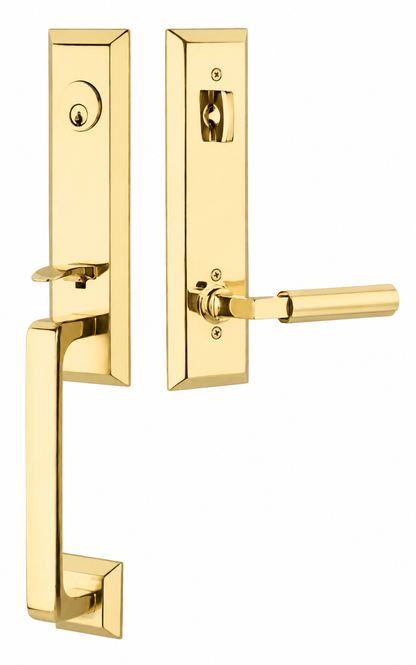 Emtek Transitional Heritage Monolithic Handleset