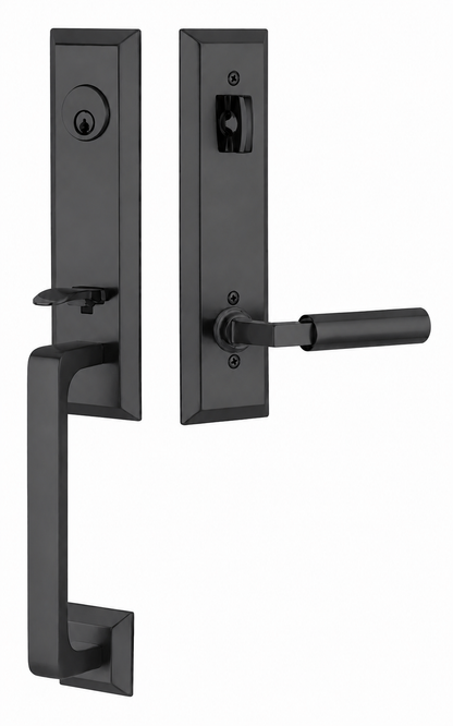 Emtek Transitional Heritage Monolithic Handleset
