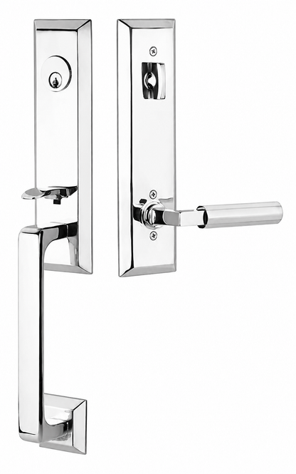 Emtek Transitional Heritage Monolithic Handleset
