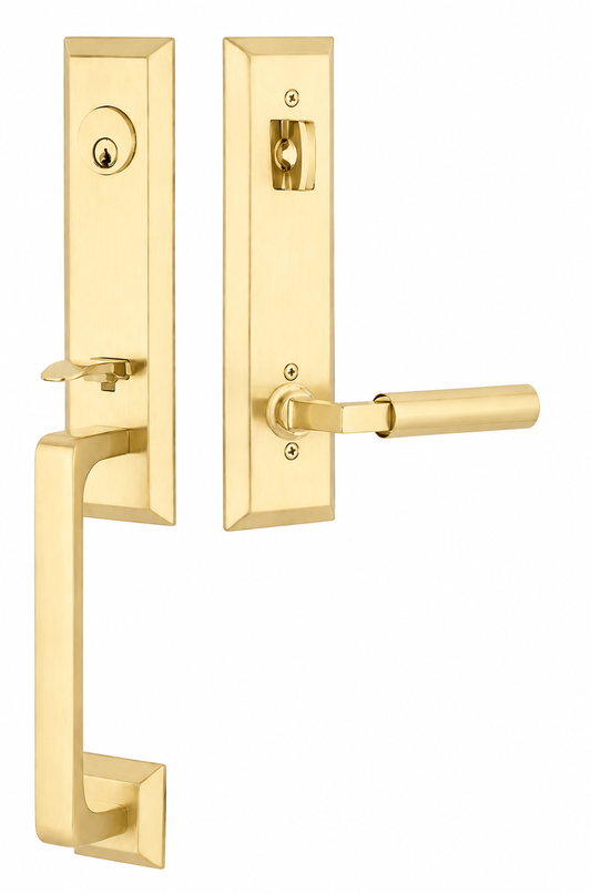 Emtek Transitional Heritage Monolithic Handleset