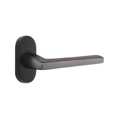 Emtek Athena Lever with 1.5" x 3" Oval Stretto Rosette