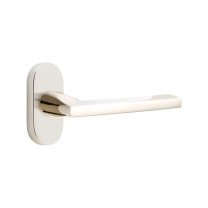 Emtek Athena Lever with 1.5" x 3" Oval Stretto Rosette