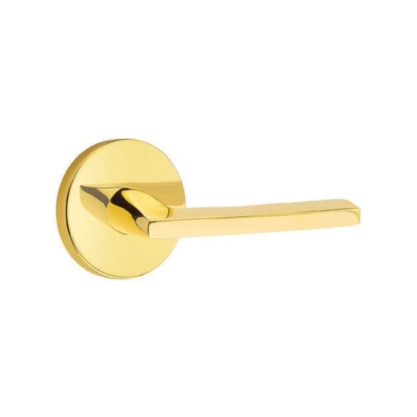 Emtek Helios Lever Handle with Disk Rosette