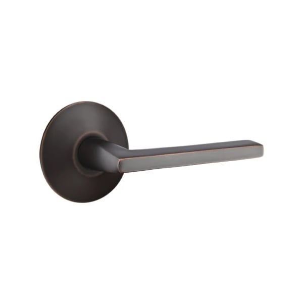 Emtek Helios Interior Mortise Lever with Modern Rosette