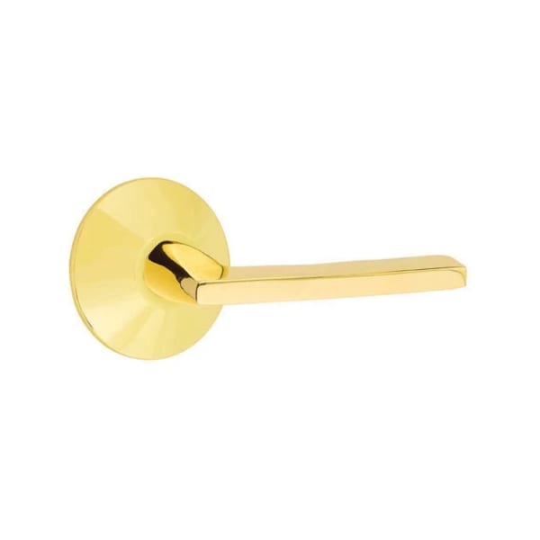 Emtek Helios Interior Mortise Lever with Modern Rosette