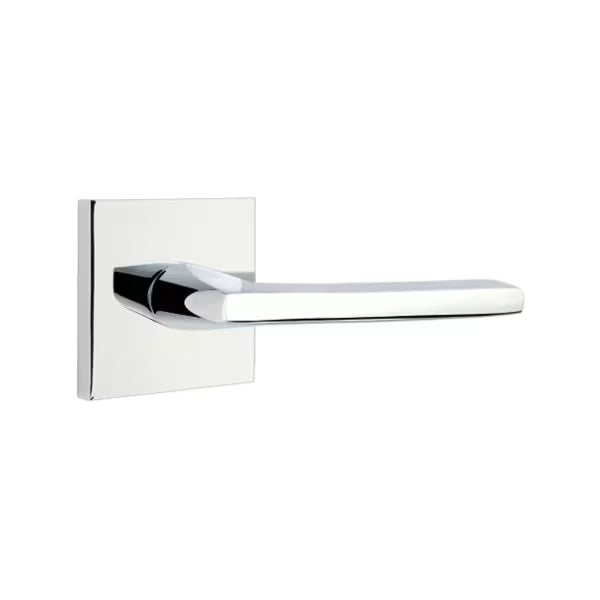 Emtek Helios Interior Mortise Lever with Square Rosette