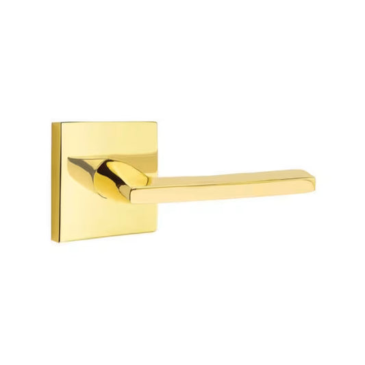 Emtek Helios Lever Handle with Square Rosette