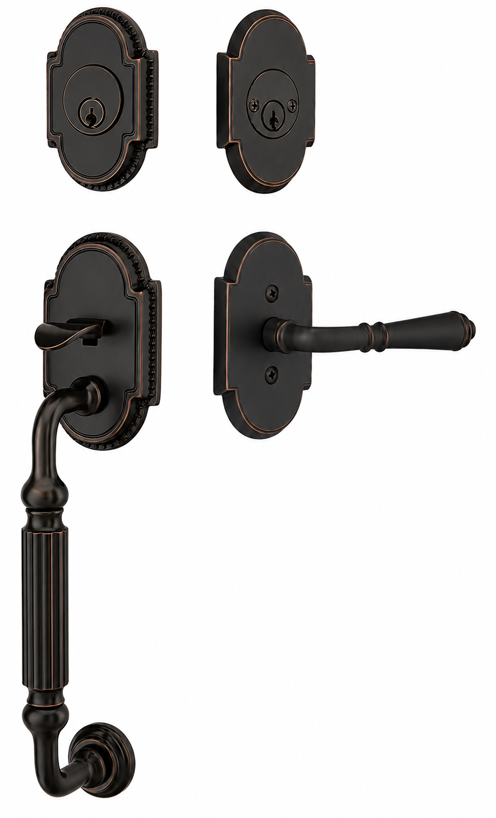 Emtek Knoxville Entrance Handleset