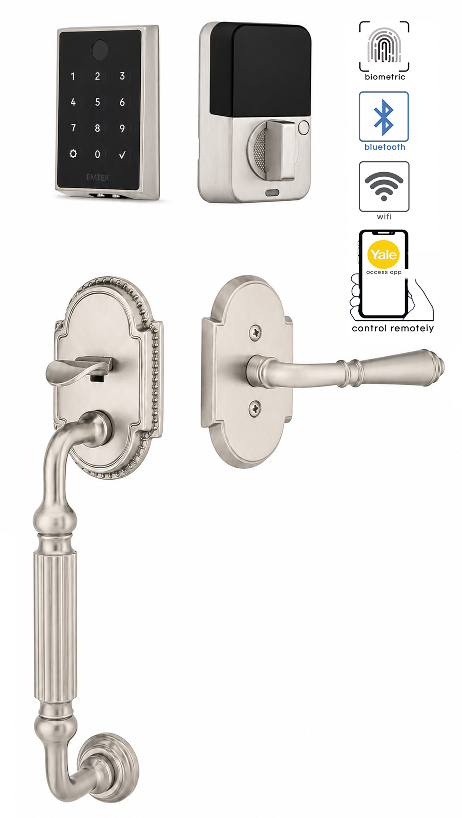 Emtek Knoxville Entrance Handleset