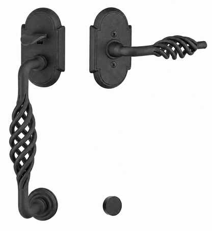 Emtek Wrought Steel Lafayette Sectional Handleset