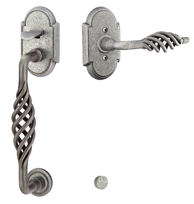 Emtek Wrought Steel Lafayette Sectional Handleset