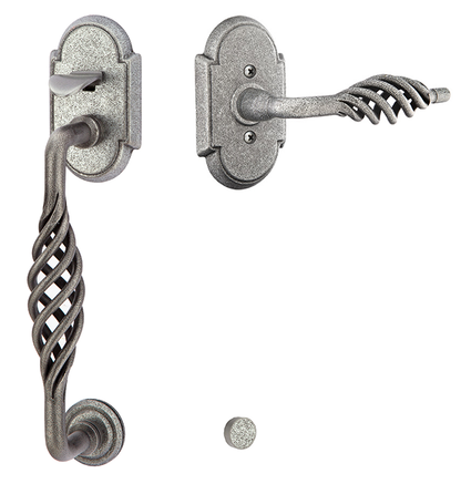 Emtek Wrought Steel Lafayette Sectional Handleset