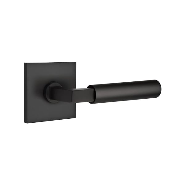 Emtek L-Square Smooth Grip Door Lever with Square Rosette