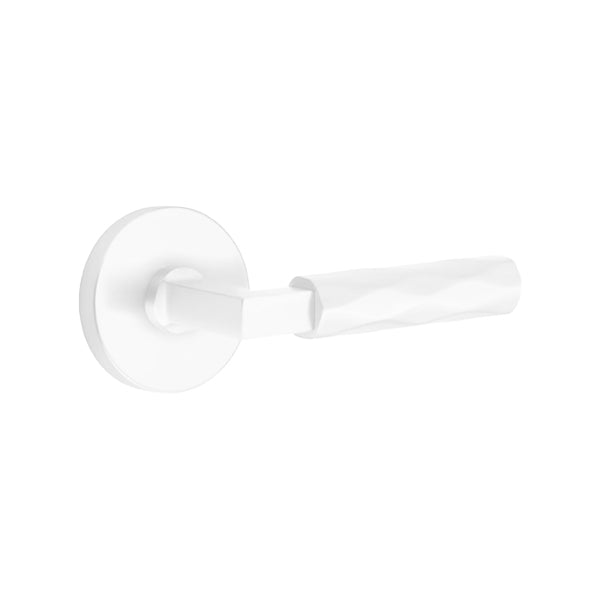 Emtek L-Square Tribeca Door Lever with Disk Rosette