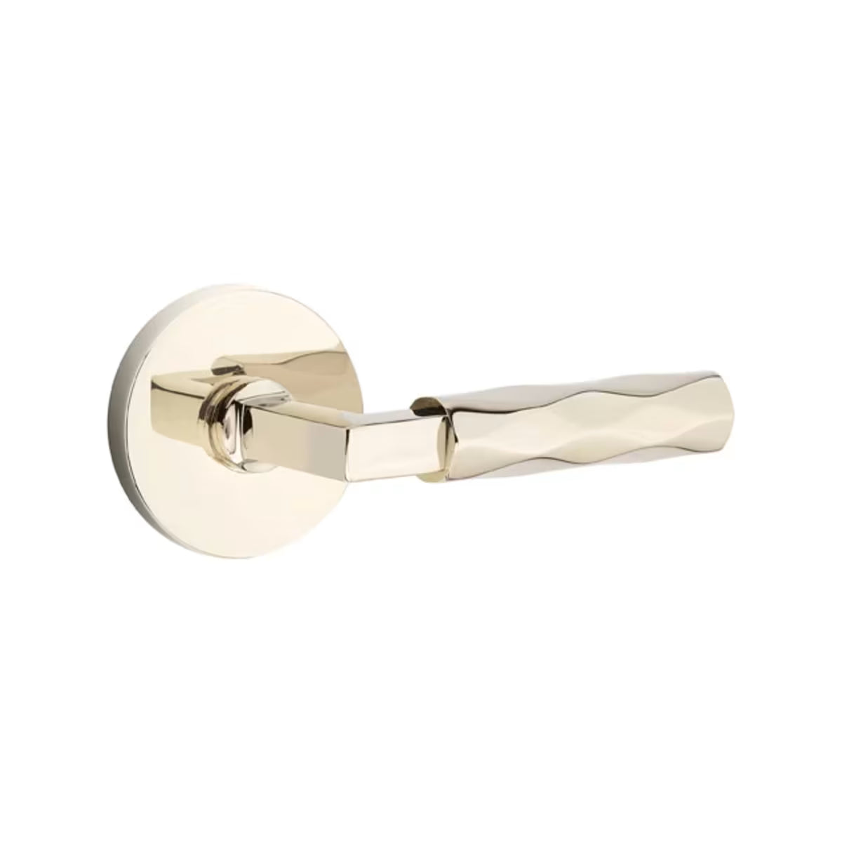 Emtek L-Square Tribeca Door Lever with Disk Rosette