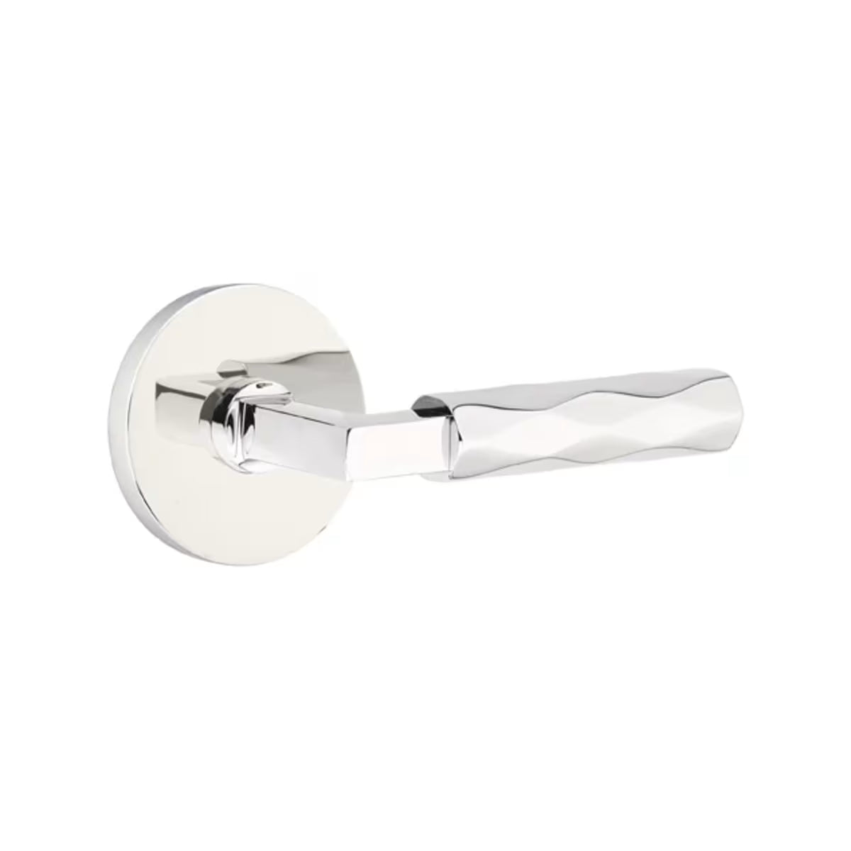 Emtek L-Square Tribeca Door Lever with Disk Rosette