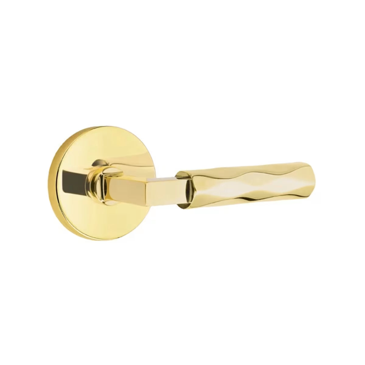 Emtek L-Square Tribeca Door Lever with Disk Rosette