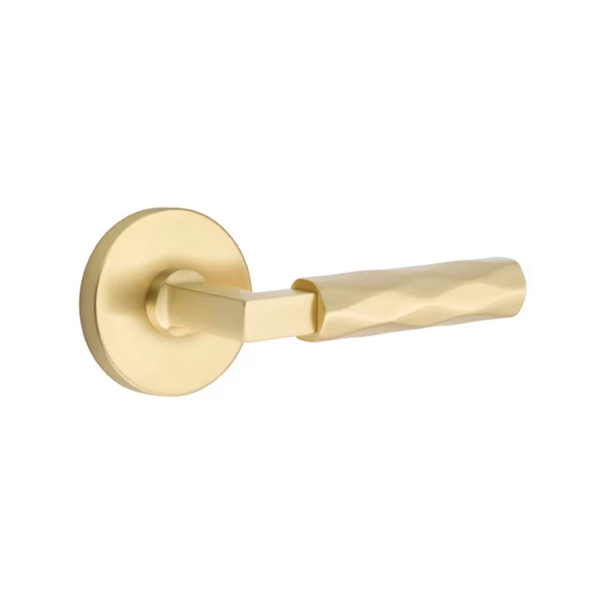 Emtek L-Square Tribeca Door Lever with Disk Rosette