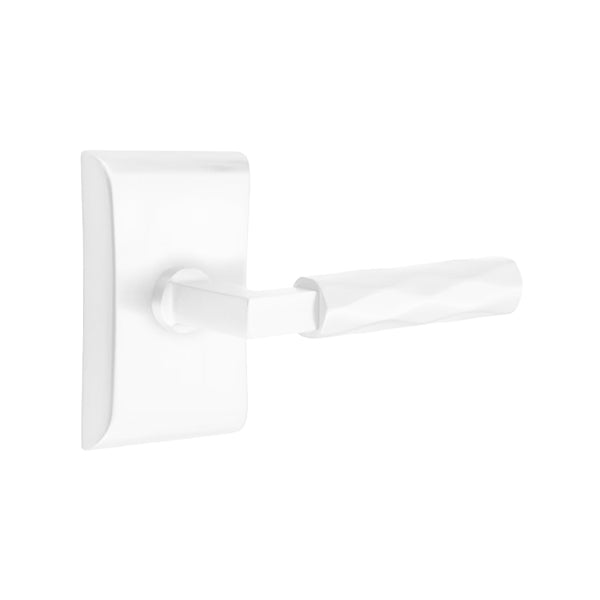 Emtek L-Square Tribeca Door Lever with Neos Rosette